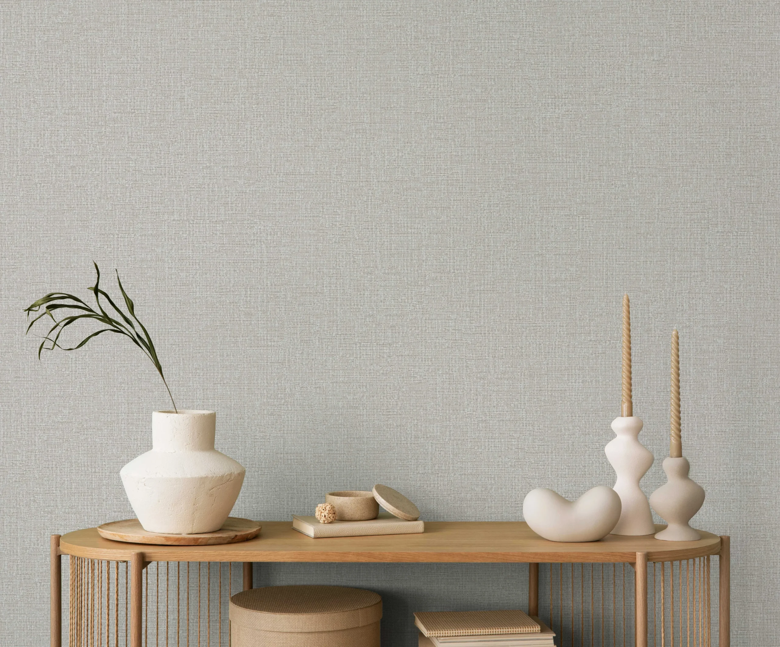 Gray Embossed Wallpaper – Understated Luxury (24110-1)